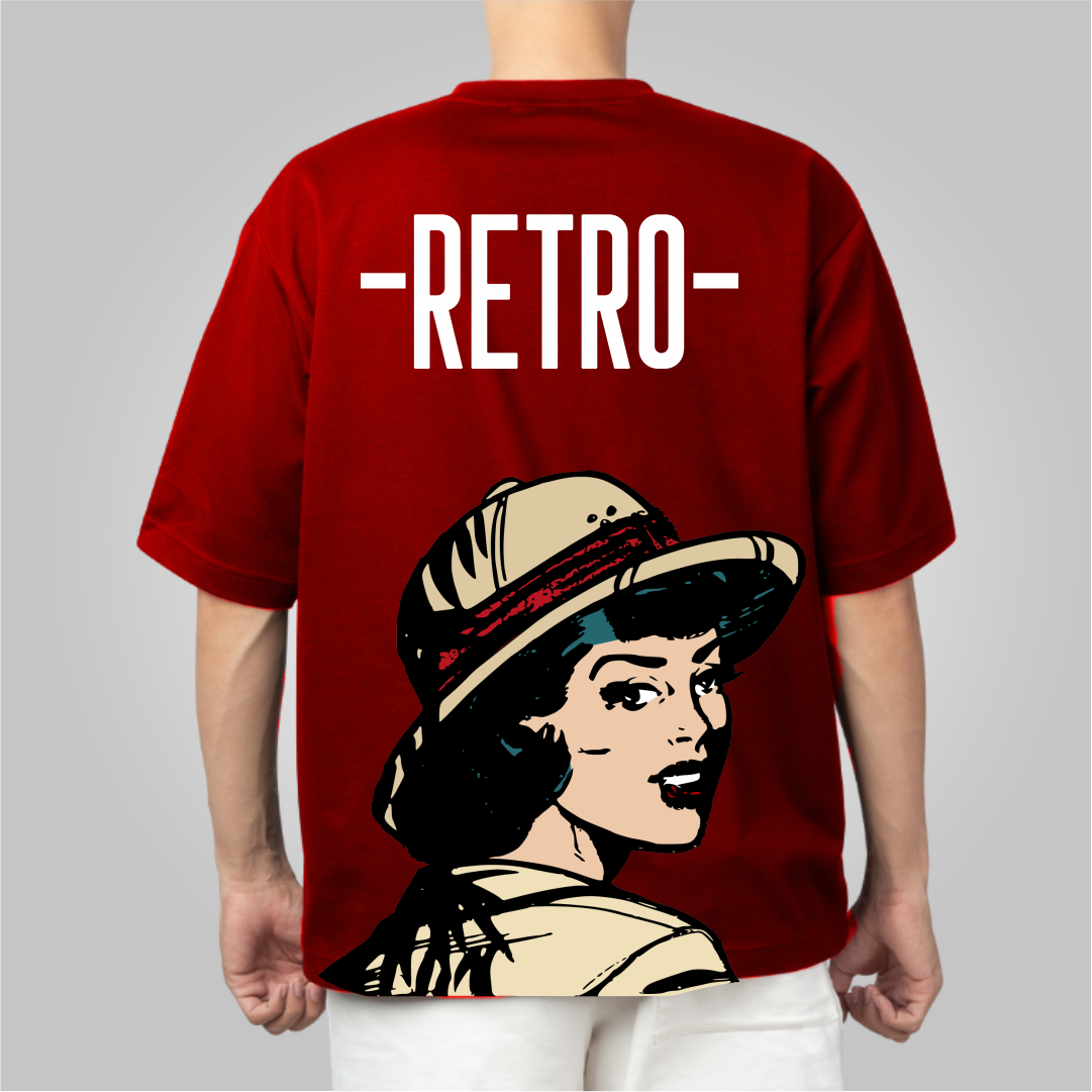 Retro Lady Oversized Tshirt