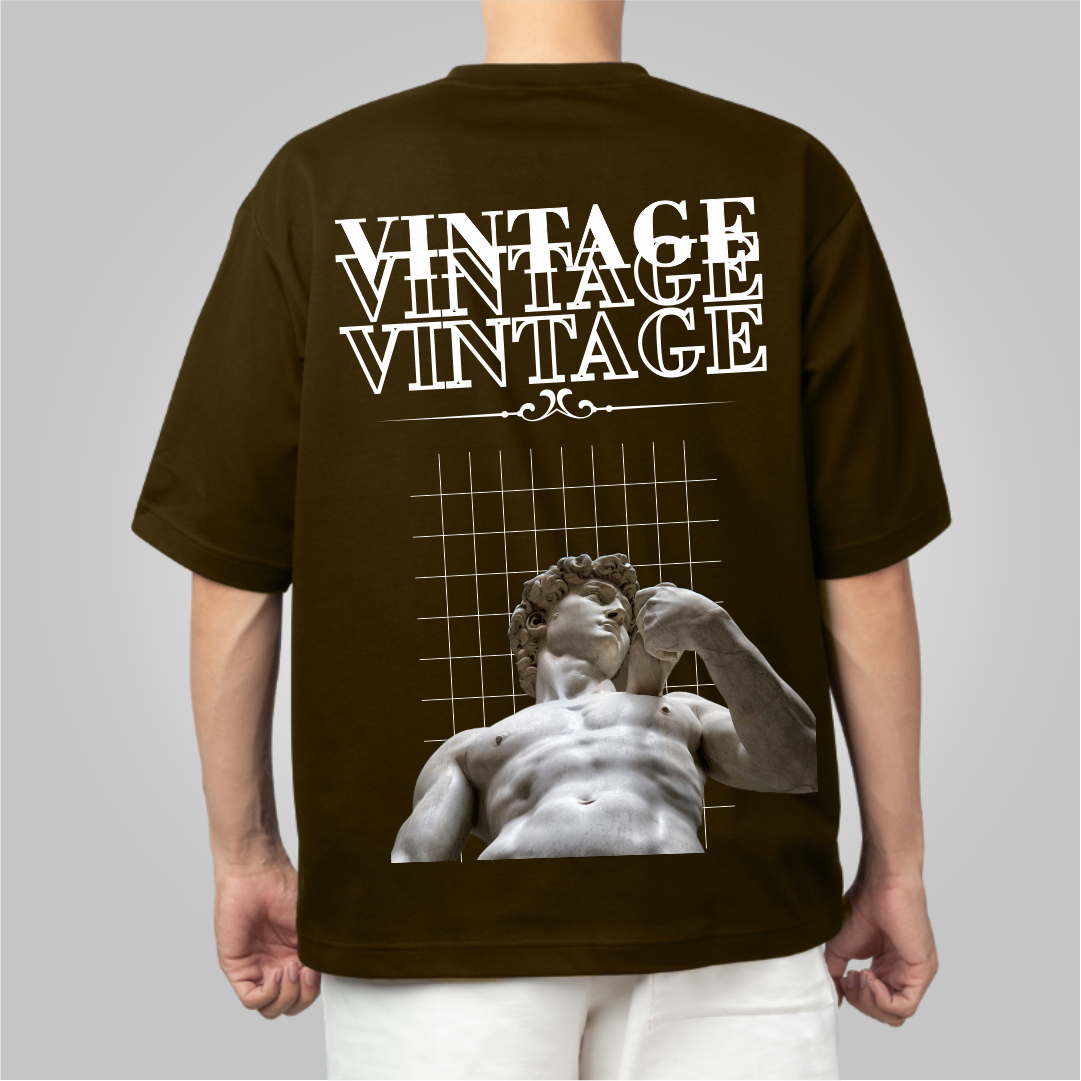 Vintage Text Graphic Tshirt