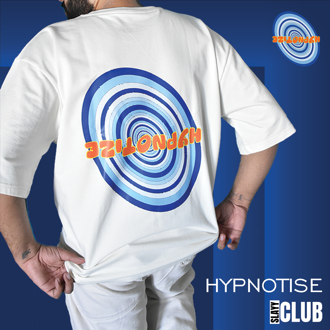 Hypnotise Print Oversized Tshirt