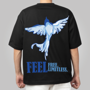 Feel Free Feel Limitless Oversized Tshrit